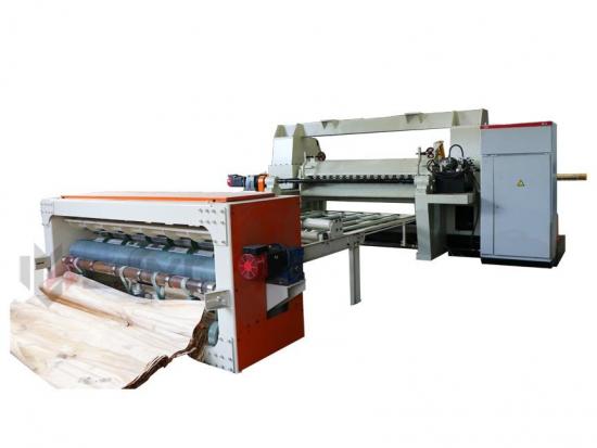 CNC Hydraulic veneer chuck peeler，heavy duty thick core spindle peeling machine