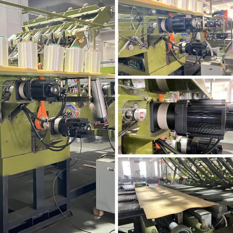 Enhanced Performance with adding 2 Servo Motor Drives on Our Veneer Composing Machine